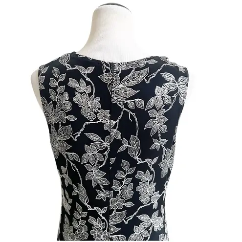 Ronni Nicole Floral Sparkly Maxi Dress Jersey Knit Holiday Special Occasion M/L