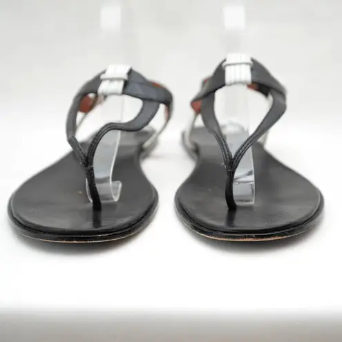 via spiga  Capris Black White Sandals Size‎ 10