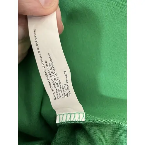 Eloquii Womans Green Square Neck Cap Sleeves Midi Dress Size 22