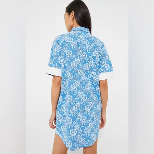 NWOT Tuckernuck POMANDER PLACE Riviera Painted Chintz Aurora Dress Size Medium Blue