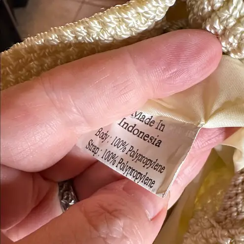 The Sak NWOT Large Dylan Backpack in Crochet w/ Adjustable Backstrap Cream Ivory