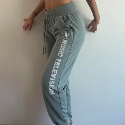 MTV Brand Light Green MTV Sweatpants