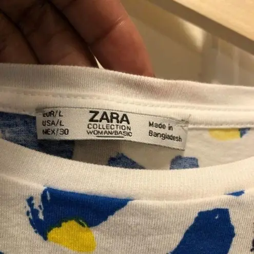 ZARA  Woman Basic Colorful Leopard Print TShirt