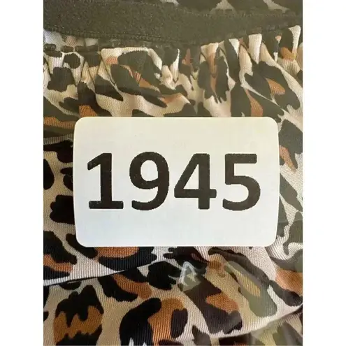 2 for $30 Leopard Print Brown Black Wide Leg Elastic Waist Pull on SZ S #1945