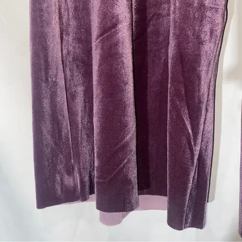 Zenana Outfitters Velvet Wide Leg Pants Medium