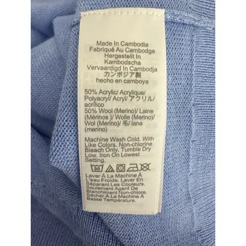 J.Crew Women's XL Periwinkle Blue Turtleneck Sweater