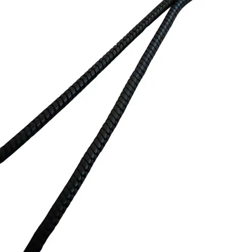 NWT nOir NYC Layered Black & Cubic Zirconia Choker Silver