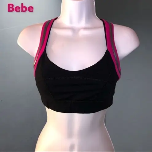 Bebe  black sports bra