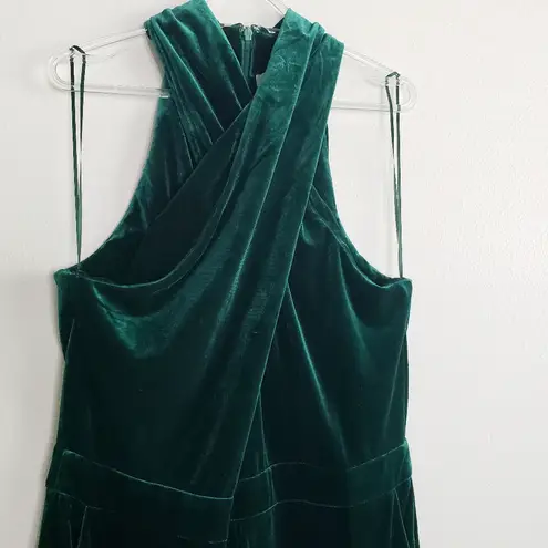 Baltic Born Cleopatra Crushed Velvet Jumpsuit New Without Tags