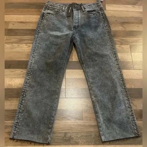 Driftwood Royce X Blizzard Studded Straight Leg Jeans Size 31 NWT