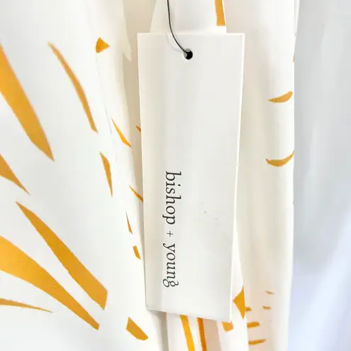 Bishop and Young New Halter Off The Shoulder Ana Blouse Riviera Print