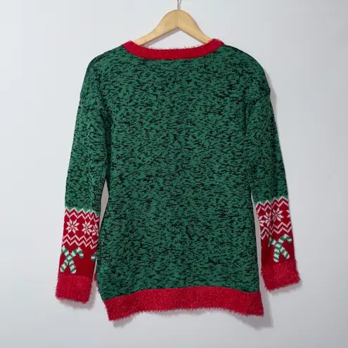U.S sweaters Green Polar Bear Sequin Christmas sweater women’s size small Red