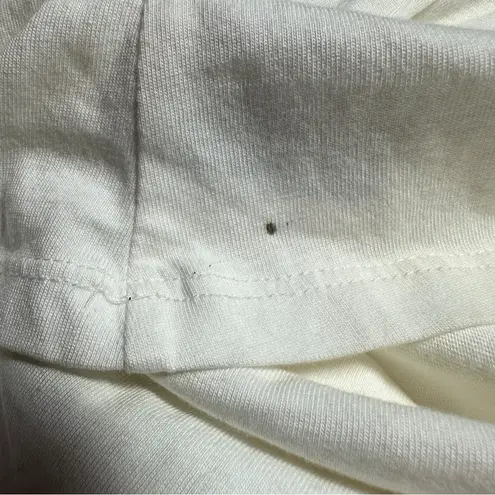 American Eagle NEW  Off White Eyelet Floral Vneck Statement Sleeve Blouse XS