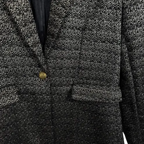 Evereve NWOT Women’s Starstruck Oversized Metallic Tweed Blazer Size L