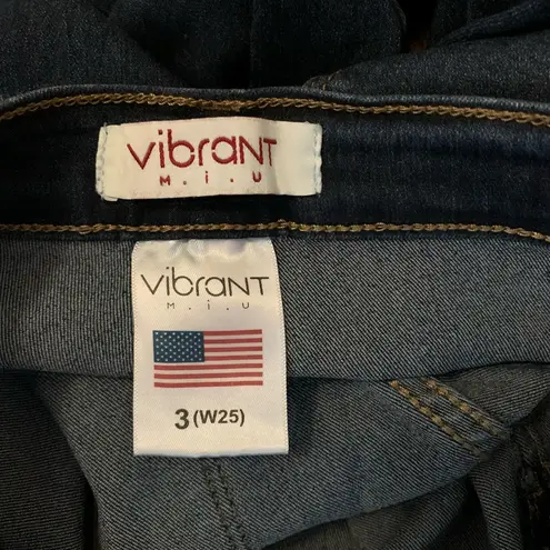 Vibrant high waisted skinny jeans size 3 (25)