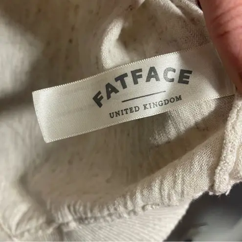 Fat Face Sweater United Kingdom Pullover Size 12 White