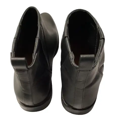 via spiga ‎ Leather Casual Slip On Ankle Boot Size 8 Black