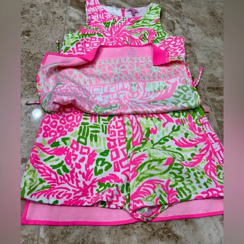 Lilly Pulitzer Donna Shift Dress Romper. Size 0