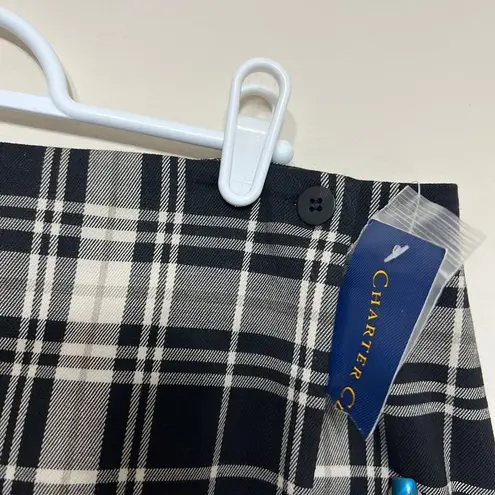 Charter Club  Plaid Wrap Skirt Lined 14 NEW