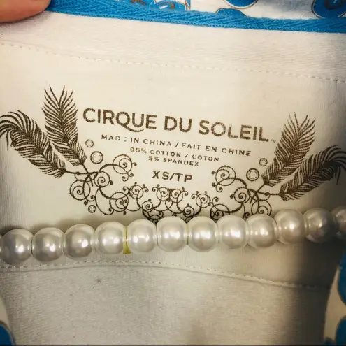 CIRQUE DU SOLEIL | Asymmetric Zip Jacket Jacket Blue Size XS