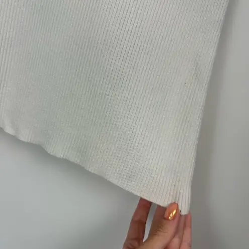 Vtg Y2K Zebra Stripe Ribbed Top Sz Large Quarter Zip Sleeveless Tank Black