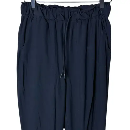 Lululemon  Women’s Sz 8 Stretch High-Rise Jogger *Full Length in Black W5CV4S thumbnail 3