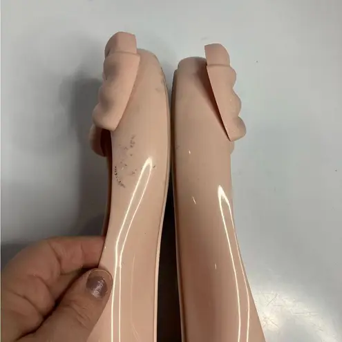 Melissa bow jelly flats pink size 10