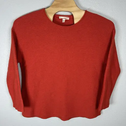 Seasalt Cornwall Fruity Jumper II Wool Blend Sweater Orange Red Womens US 16