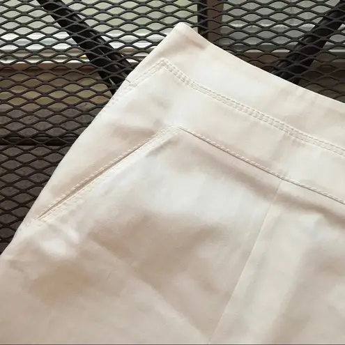 Akris Punto NEIMAN MARCUS WHITE ZIP PENCIL SKIRT