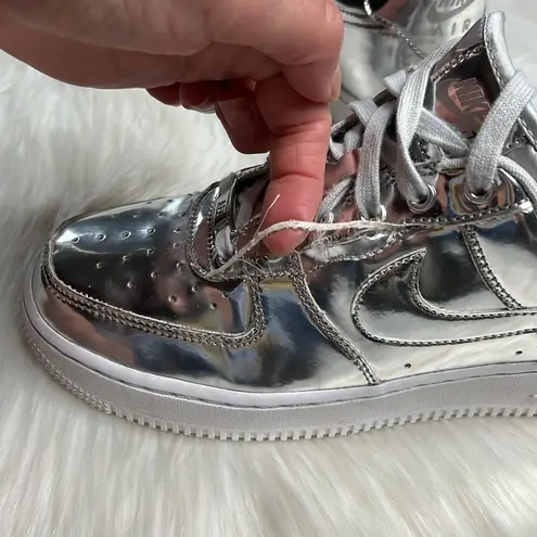 Nike Chrome Air Force 1 Low Metallic Sneakers