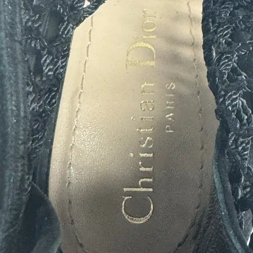 Christian Dior Christian‎ Dior - Paris - Suede Mesh Bootie in Black - Size 37.