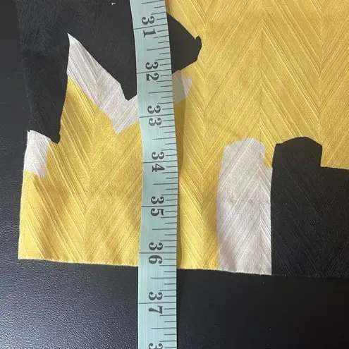 Chetta B SunheeĀ Women's Sheath Dress Midi GeometricāCap Sleeveā Yellow Size 2