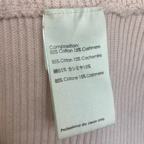 3.1 Phillip Lim | Light Pink Cotton Cashmere sleeveless Ribbed knit dress sz XS