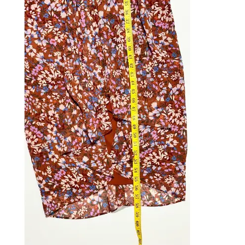 Msk Women's Floral Chiffon V