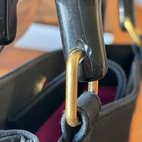 Tianni purse Tianni Retro Mod Handbag Purse Black With Multicolored Embroidered Dots