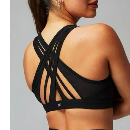 Fabletics  NEW Faye High Impact Black‎ Sports Bra Size Small