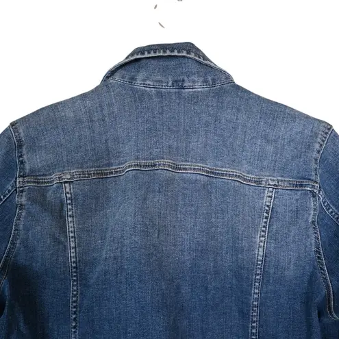 Calvin Klein Jeans Women's M Cropped Denim Jean Jacket Blue Size M