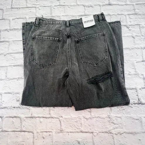 Garage NWT  Denim Jeans Women Size 11/30 Black Washed High Rise Vintage Straight