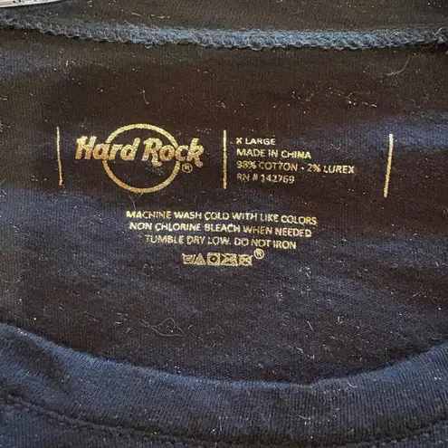 Hard Rock Cafe Washington DC Black Women's Top XL