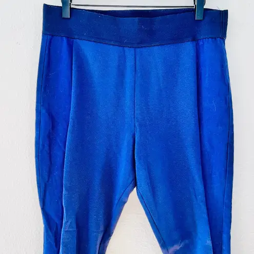 BODEN Skinny Minnie Pants Ponte Knit Zip Ankle Navy Blue women's size 10R