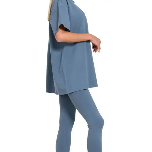 Zenana Outfitters Cotton Round Neck Top & Legging Set