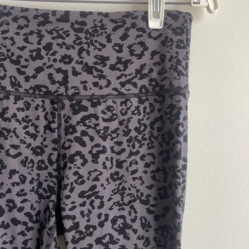 Athleta  Dark Purple Leopard Leggings