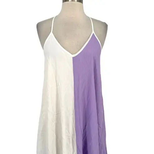 Saints & Hearts Swing Dress Off White Lilac Size Medium NWT