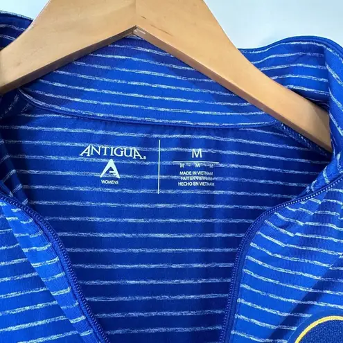 Nba Golden State Warriors Antigua Quarter Zip Half Zip Long Sleeve Jacket Top - M