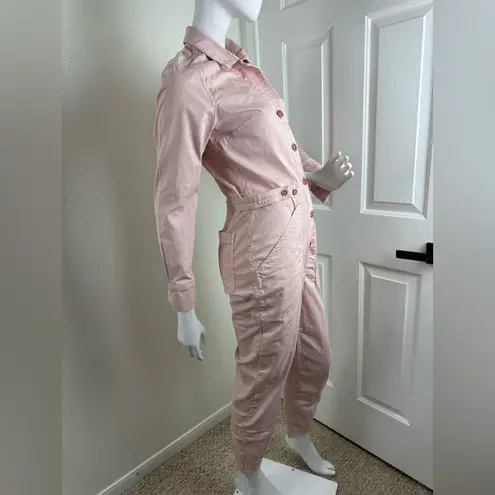 Veronica Beard Wren Boiler Jumpsuit In Rosewood Size XS.