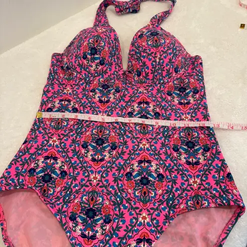 BODEN Enhancer Underwire Swimsuit size us 32C Pink