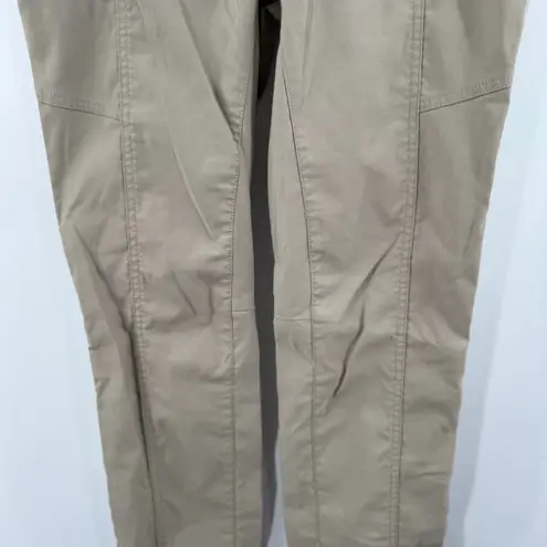 Duluth Trading Co Pants Size 4x33 Women's Dry on the Fly Slim Leg Wicking Fabric Tan