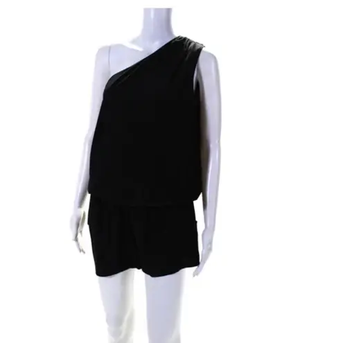 Ramy Brook Silk One-Shoulder Romper