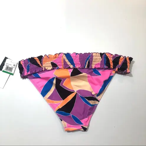 Salt+Cove Kaleidescope Smocked Bikini Swim Bottom Purple Size undefined