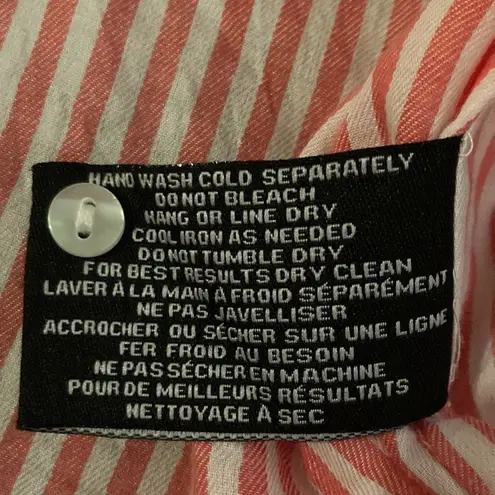 Walter Baker NWT Pink Striped Pussy Bow Top